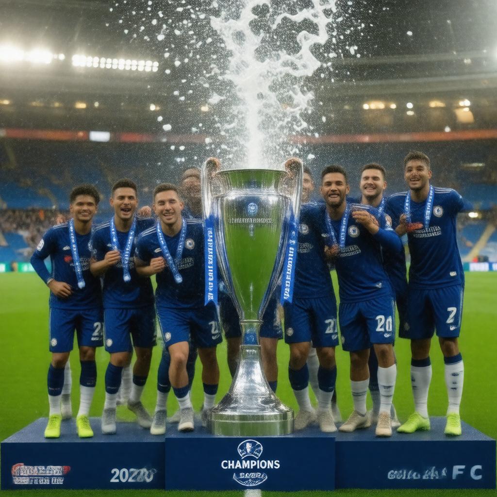 AI-created image of UEFA Champions League 2020–21