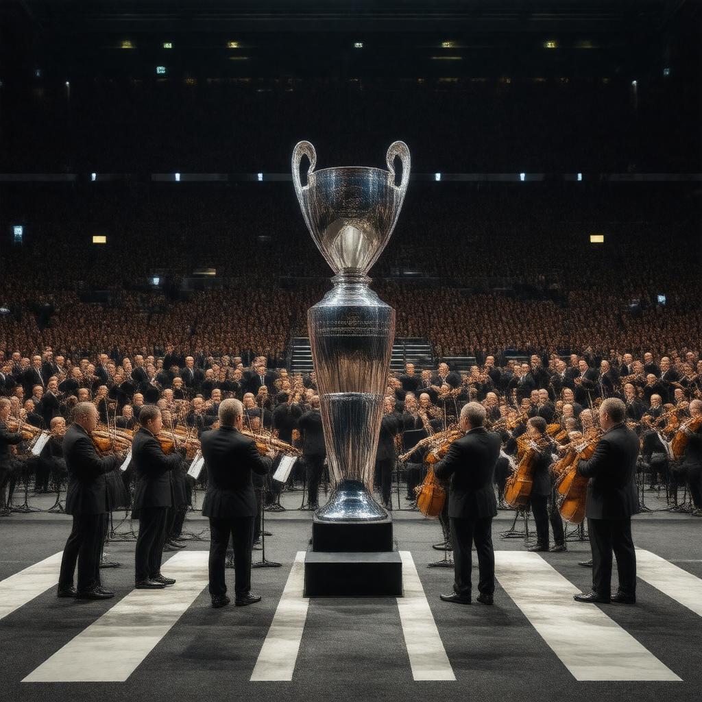 AI-created image of UEFA Champions League Anthem