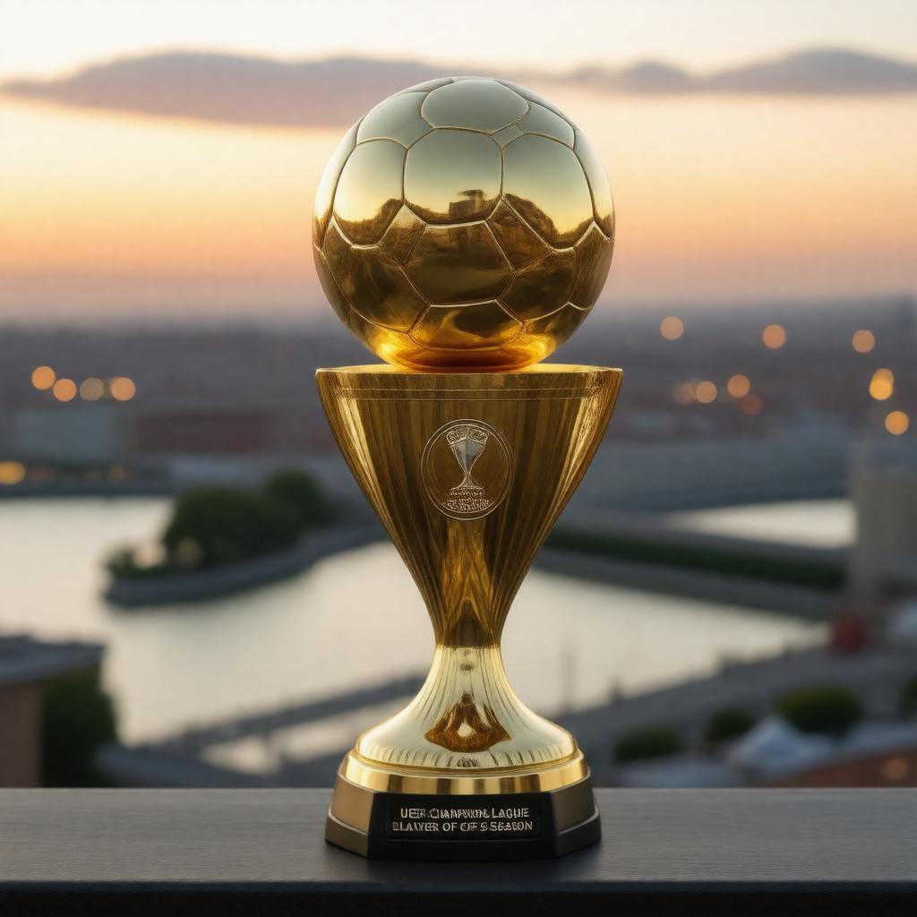 AI-created image of UEFA Champions League Player of the Season