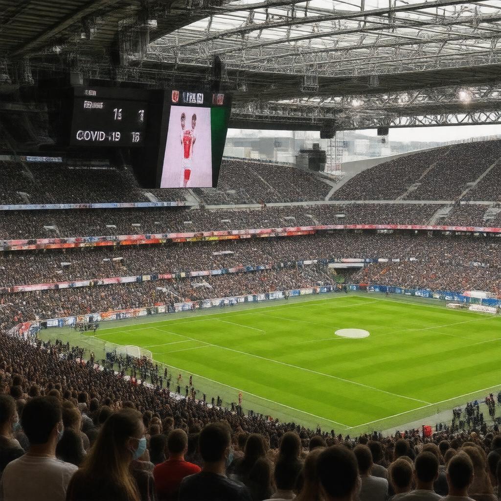 AI-created image of UEFA Euro 2020 (matches)