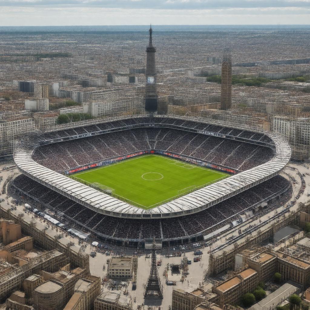 AI-created image of UEFA Euro 2020 matches