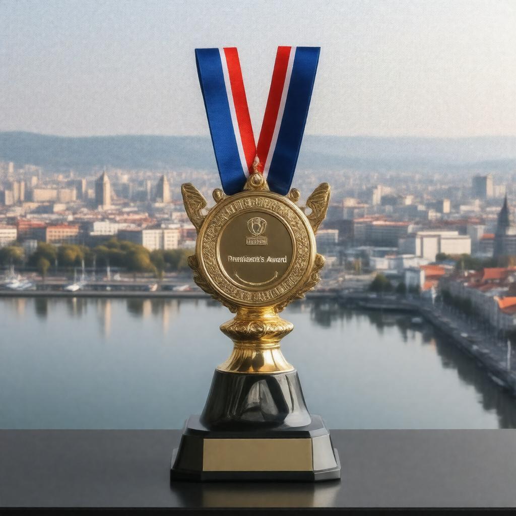 AI-created image of UEFA President's Award