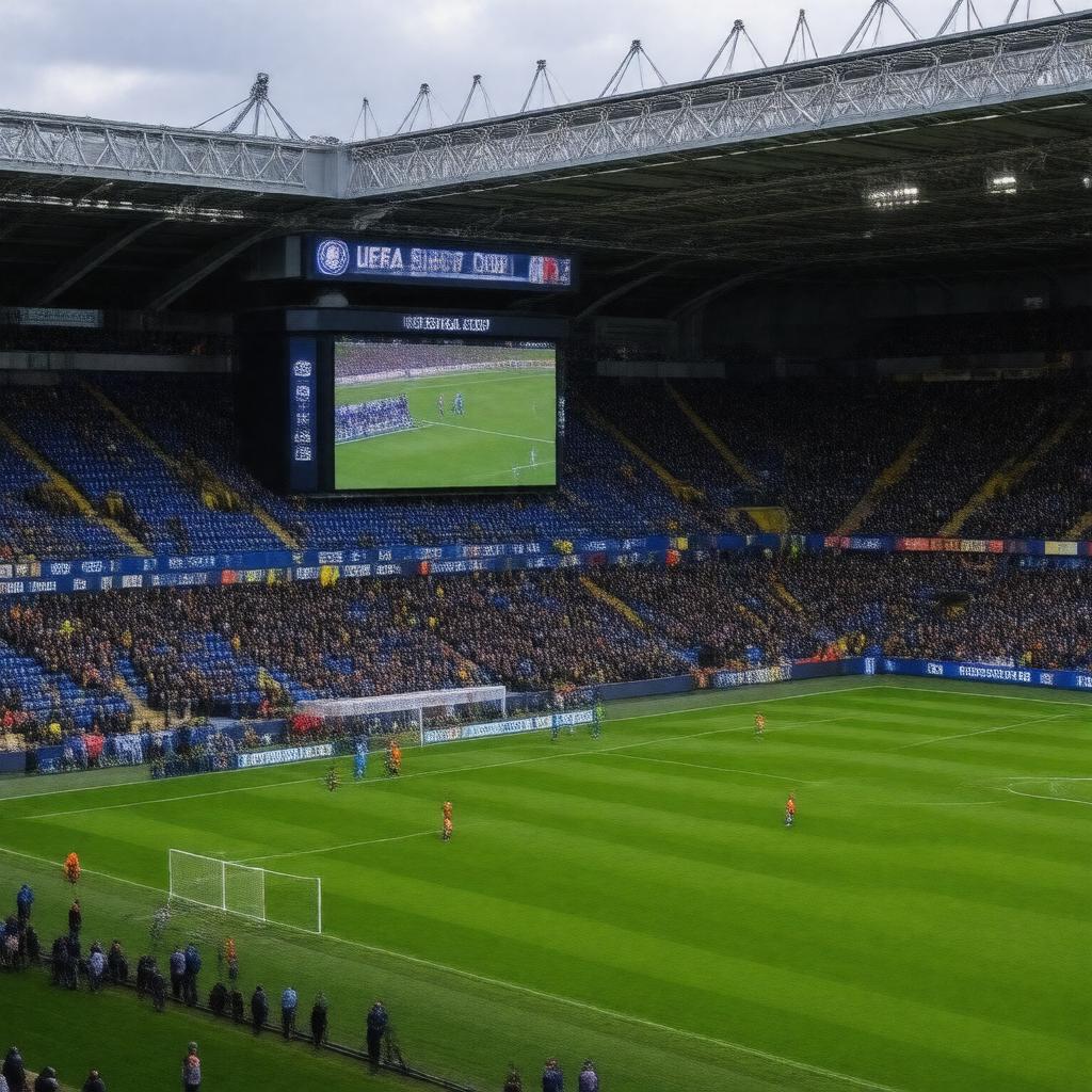 Click to view larger image AI-created image of UEFA Super Cup 2021