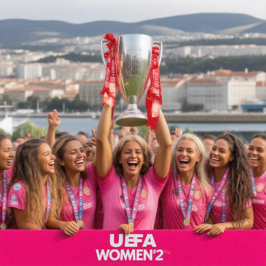 AI-created image of UEFA Women's Cup