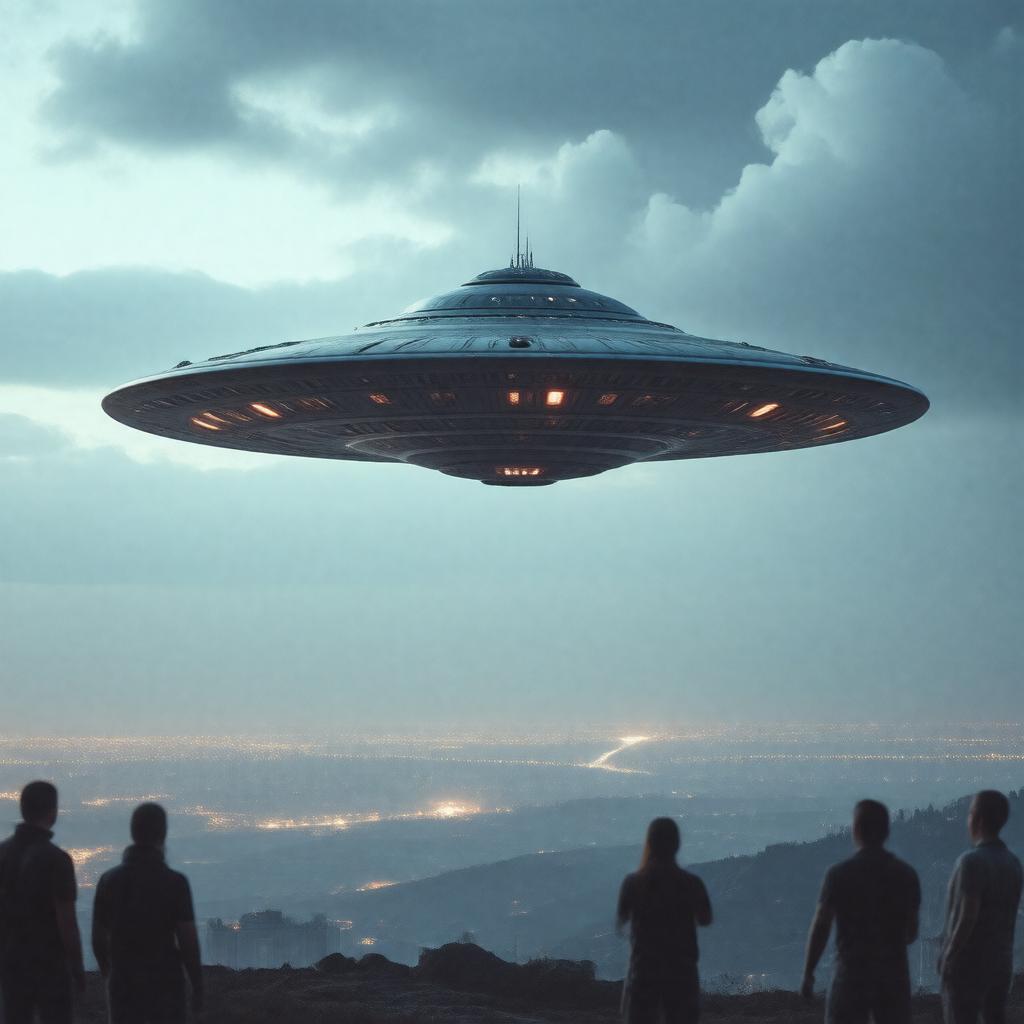 Click to view larger image AI-created image of UFO