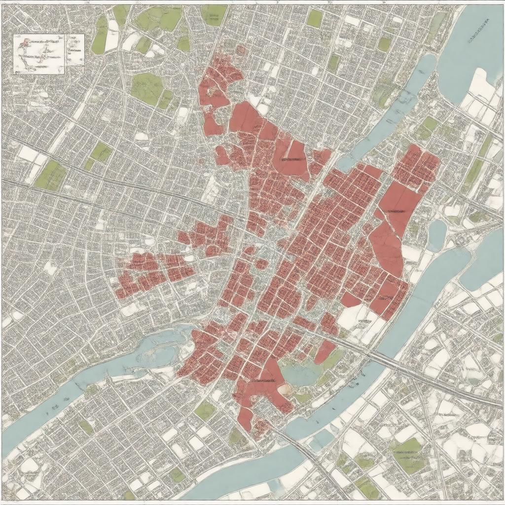 AI-created image of UK Parliament constituency of West Ham