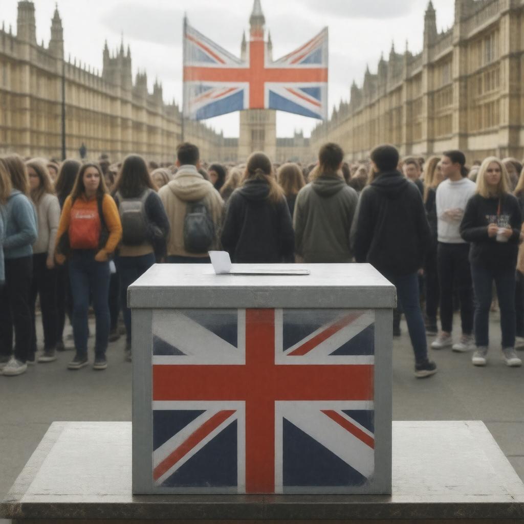 AI-created image of UK general election