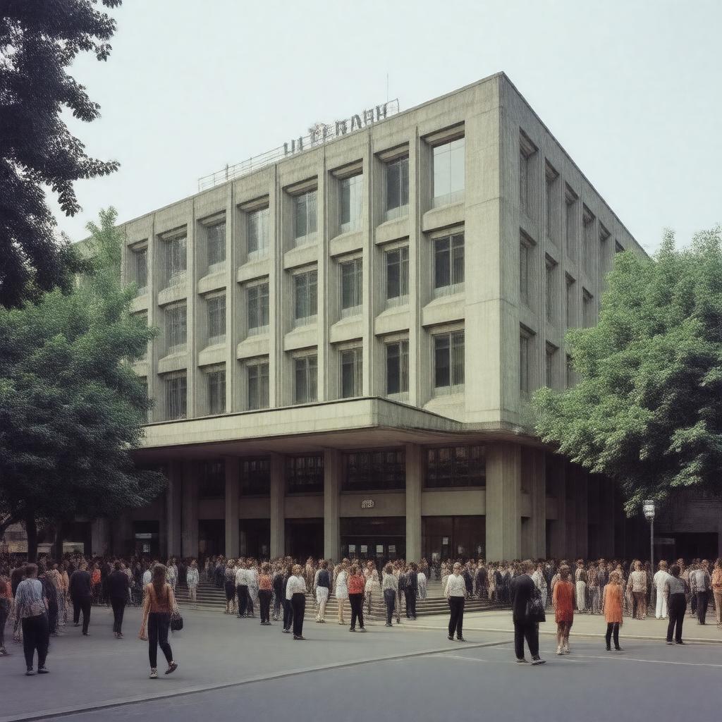 AI-created image of UMIST Library