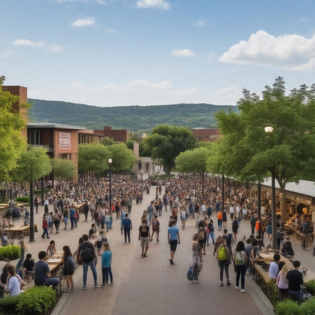 Click to view larger image AI-created image of UMass Amherst Auxiliary Enterprises