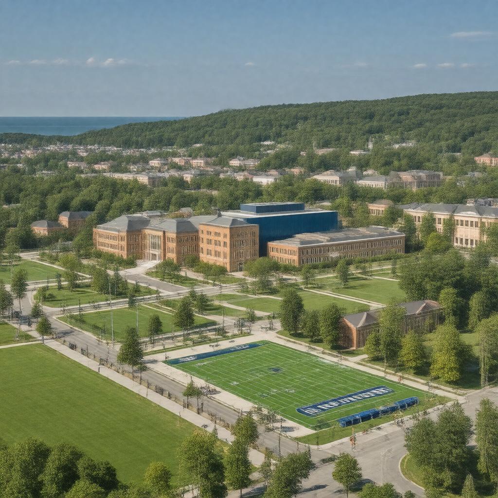 AI-created image of UMass Dartmouth