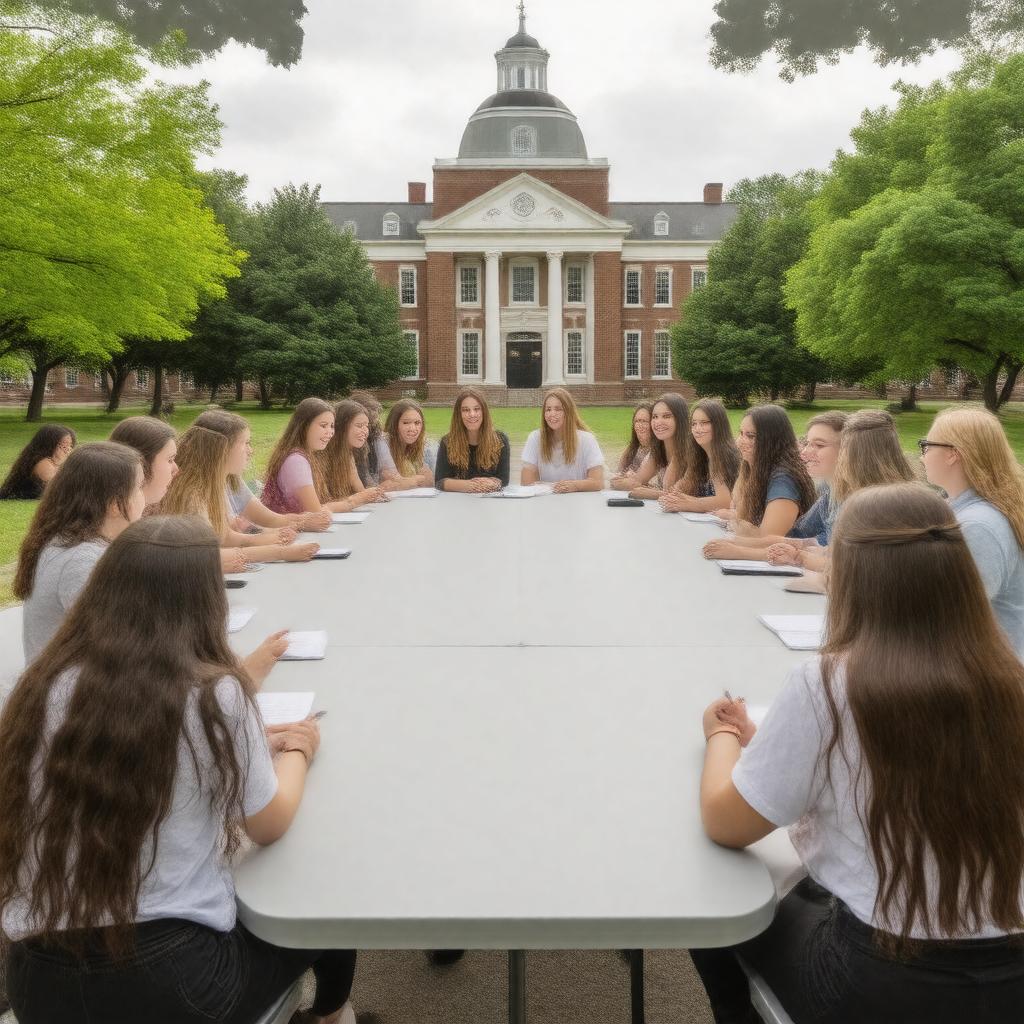 AI-created image of UMass Debate Society