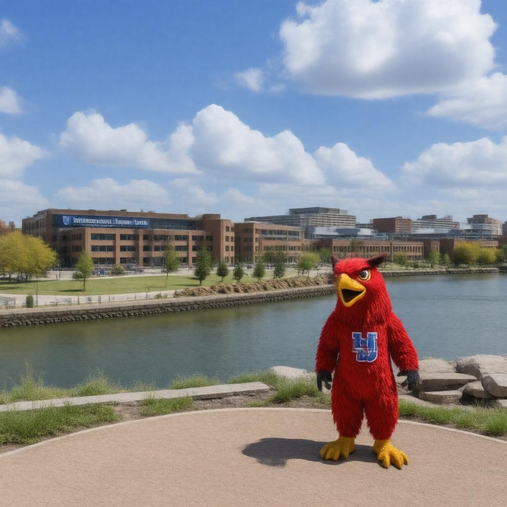 AI-created image of UMass Lowell