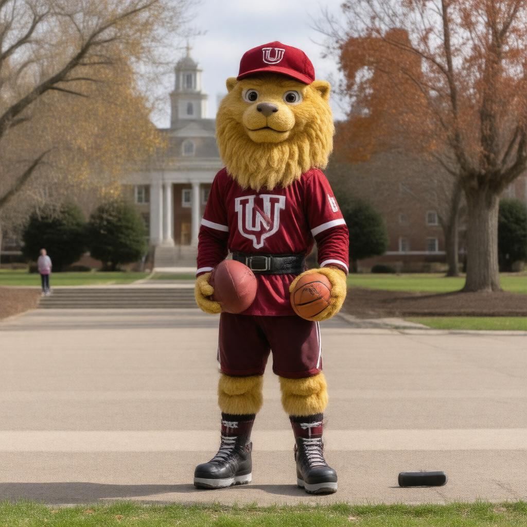 AI-created image of UMass Minutemen and Minutewomen athletic teams