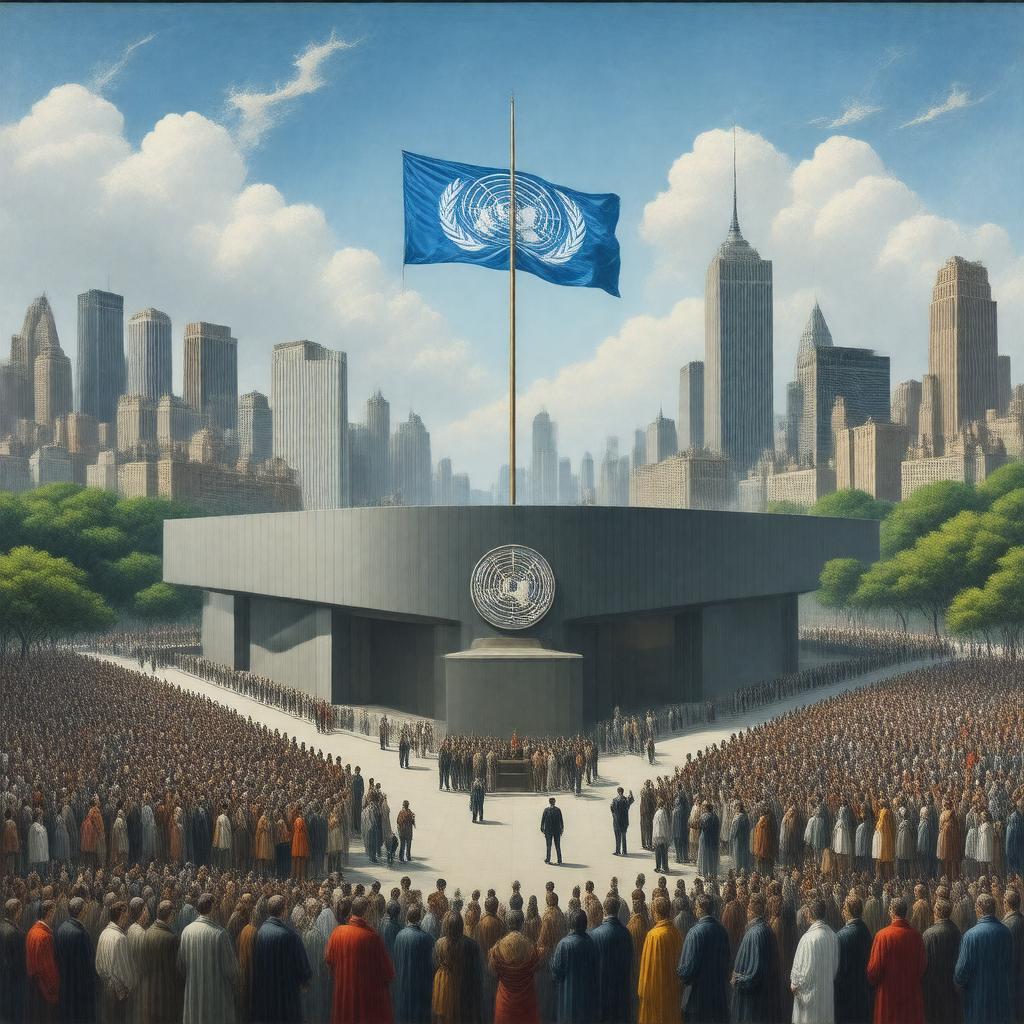 AI-created image of UN