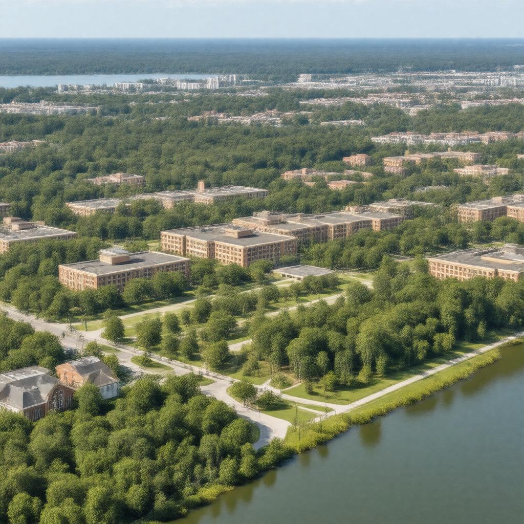 AI-created image of UNC Wilmington