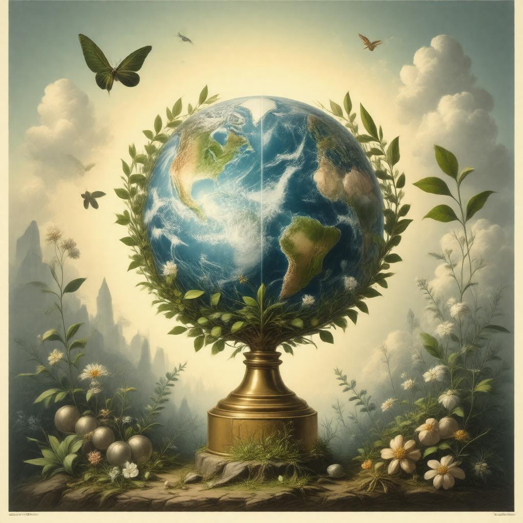 AI-created image of UN Champions of the Earth Award