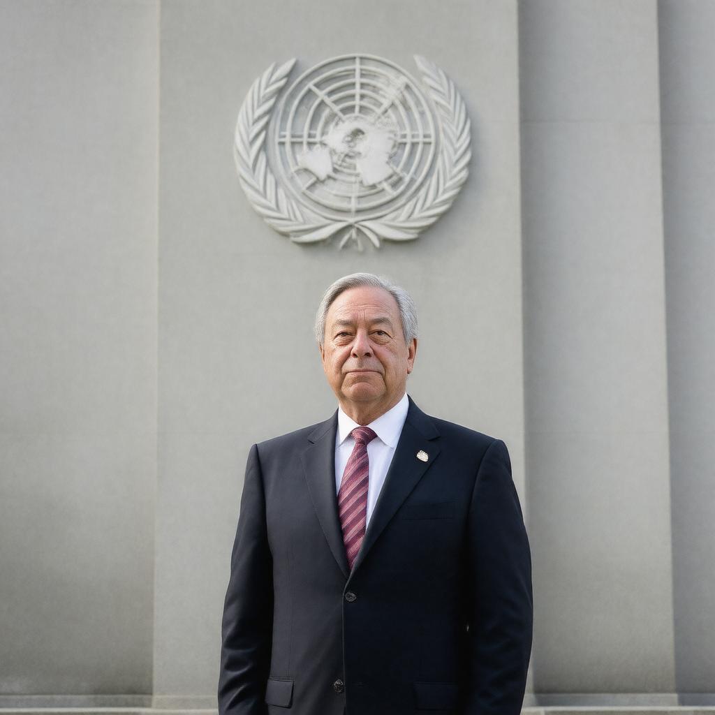 AI-created image of UN Secretary-General