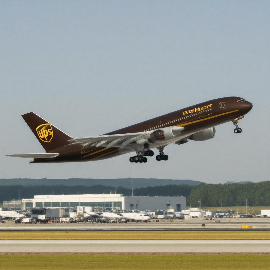 AI-created image of UPS Airlines