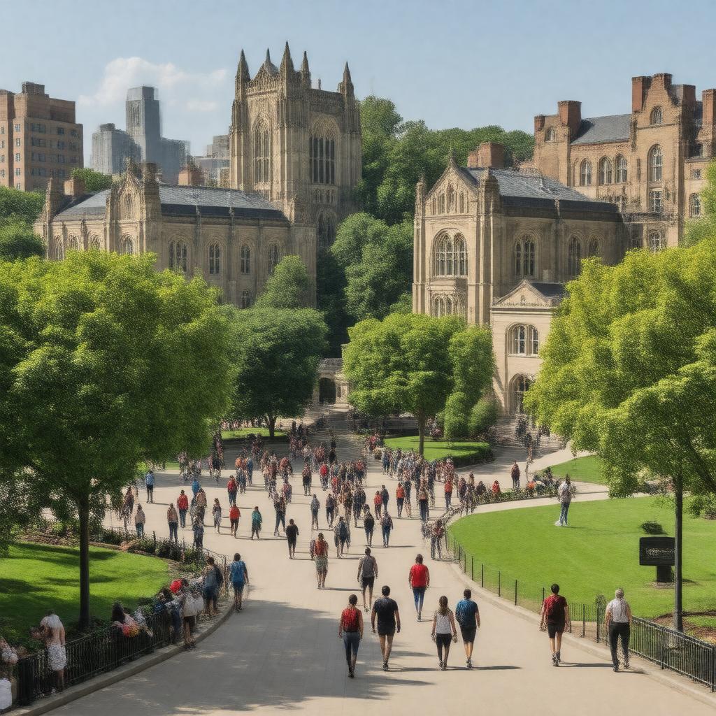 AI-created image of UPenn