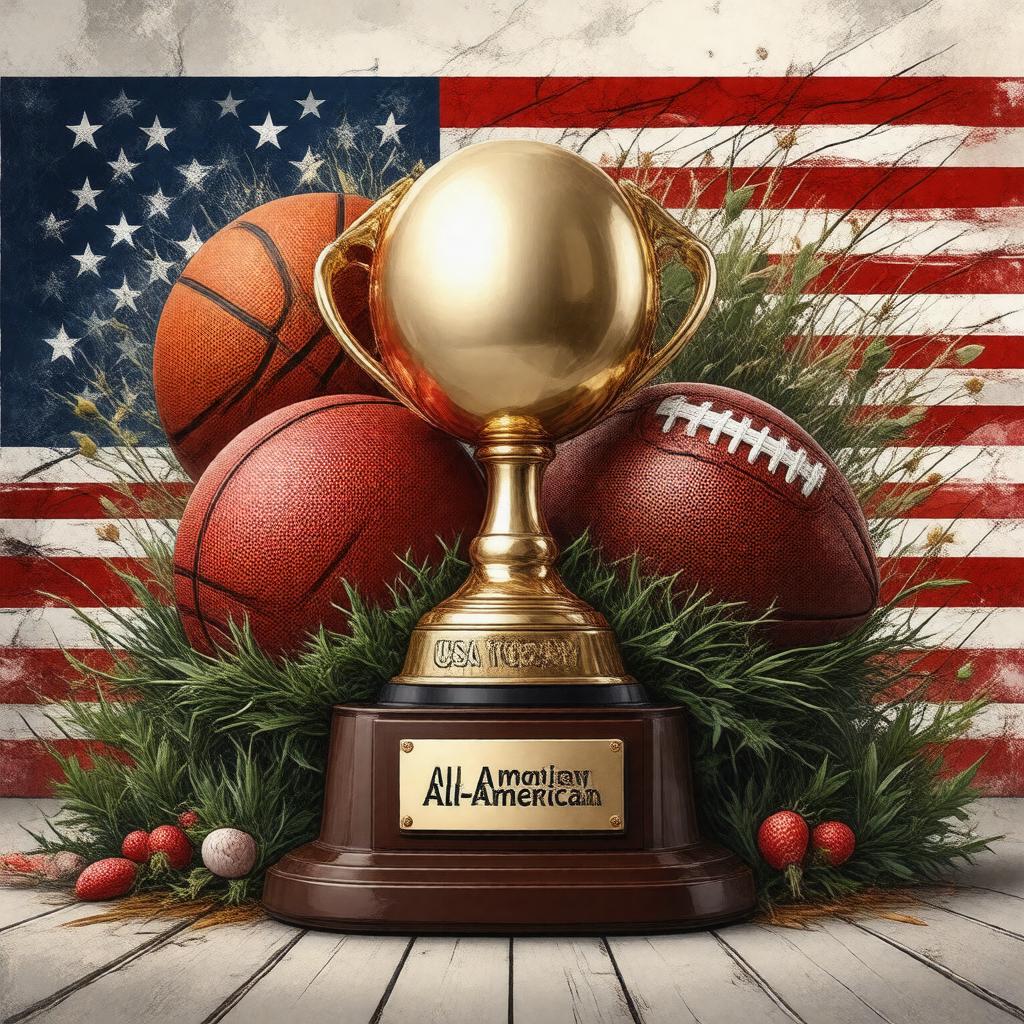 AI-created image of USA Today All-American (high school)