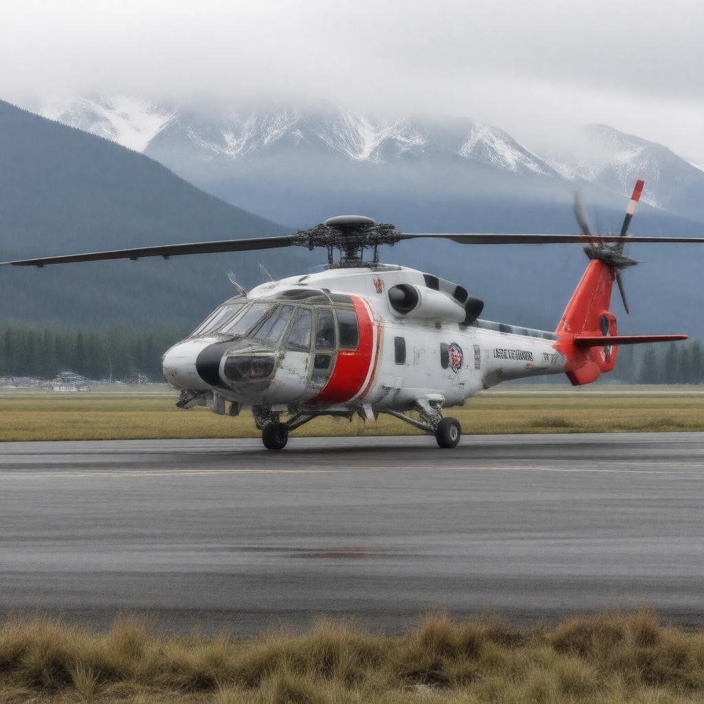 AI-created image of USCG Air Station Sitka
