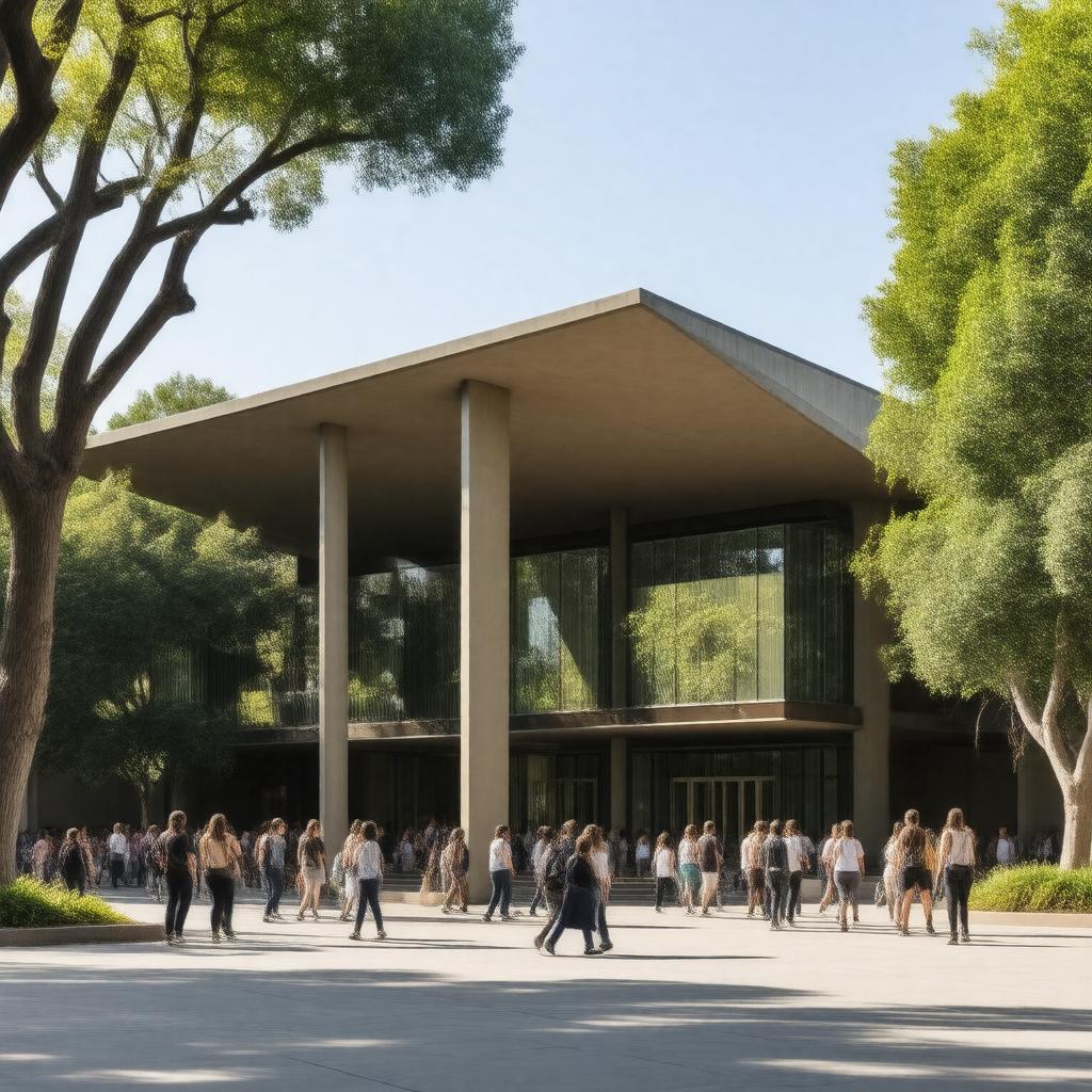 AI-created image of USC Annenberg School for Communication and Journalism