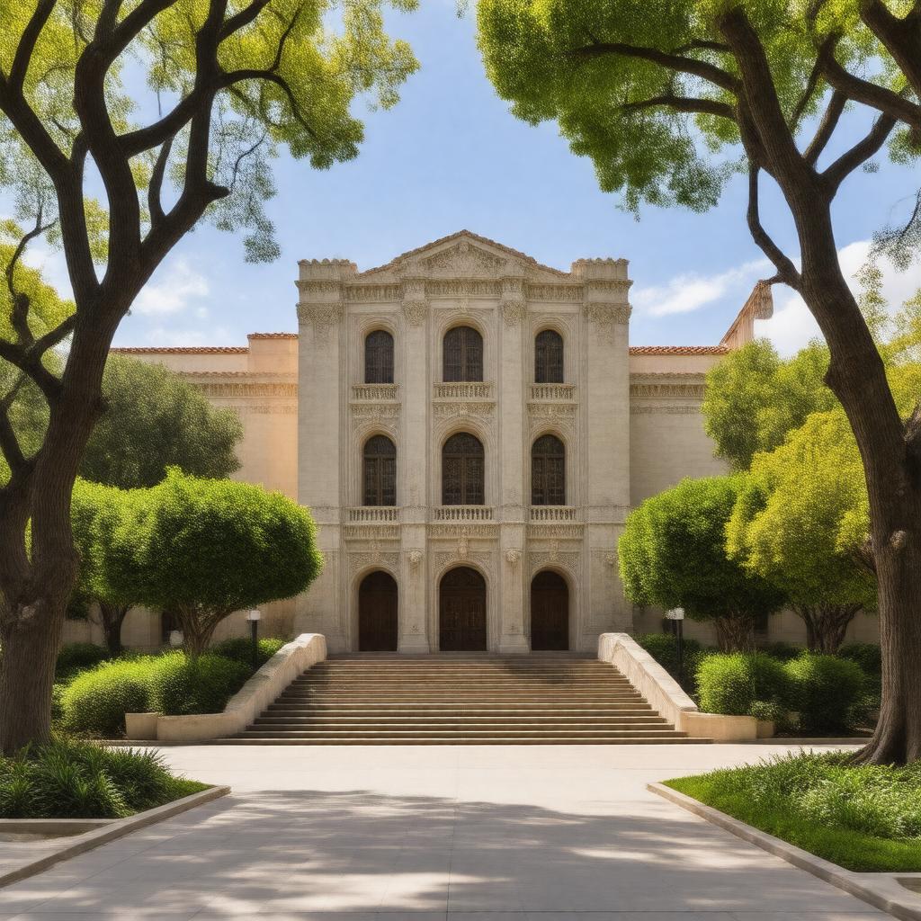 Click to view larger image AI-created image of USC Dornsife College of Letters, Arts and Sciences