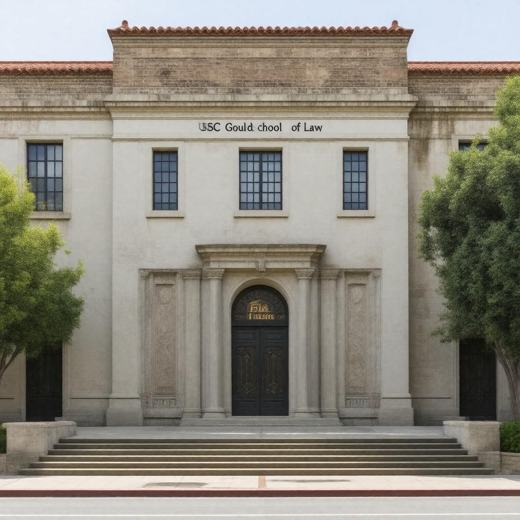 AI-created image of USC Gould School of Law