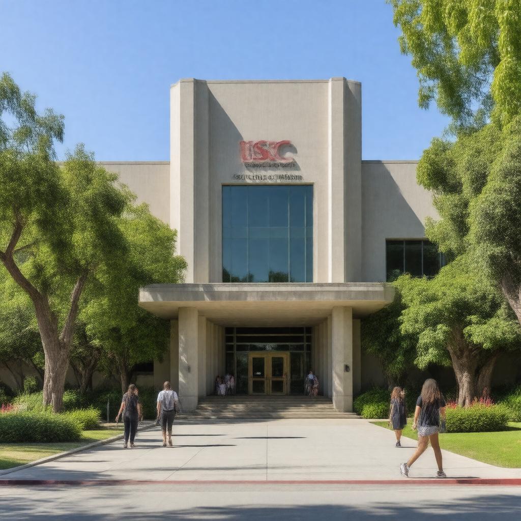 AI-created image of USC Keck School of Medicine
