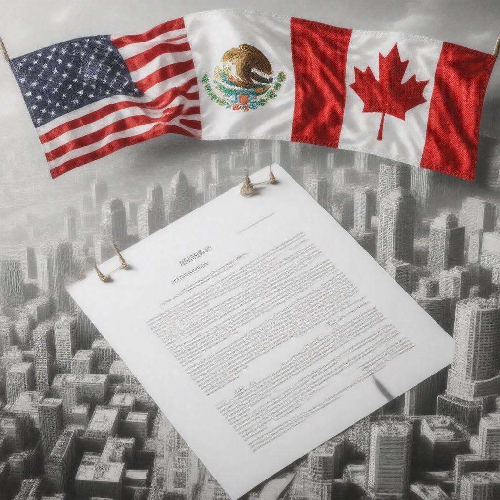 AI-created image of USMCA