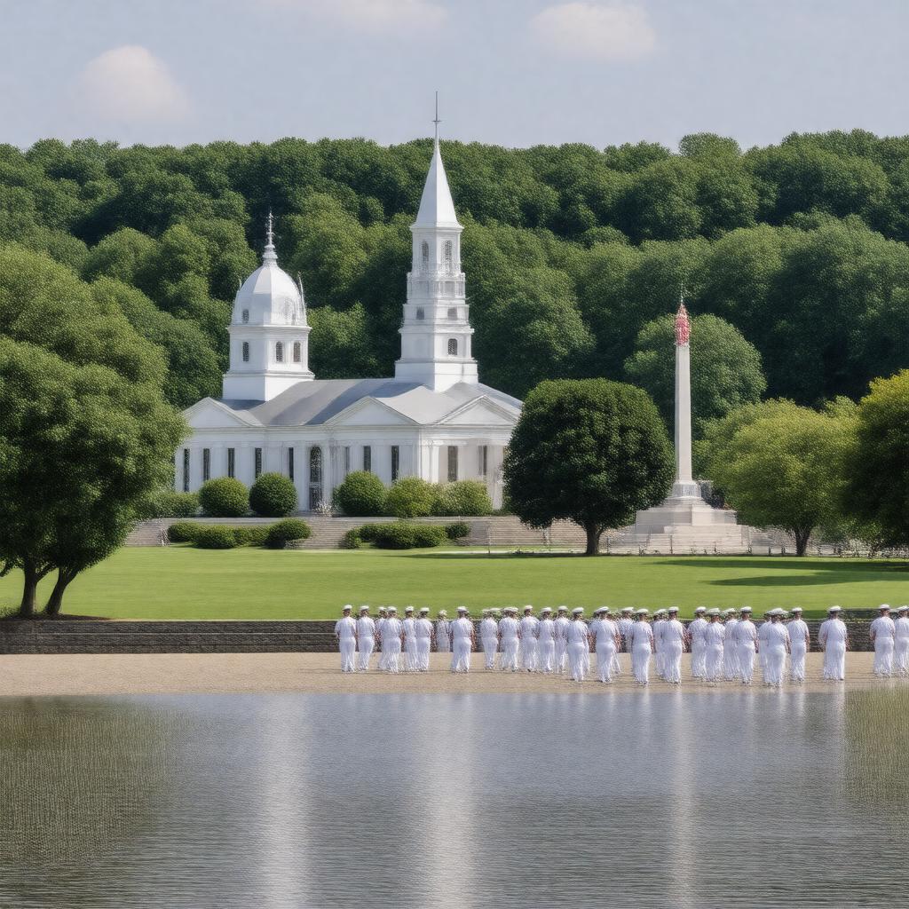 AI-created image of USNA