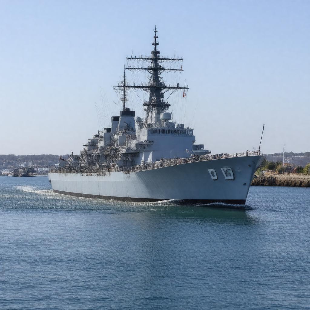 AI-created image of USS Joseph P. Kennedy Jr. (DD-850)