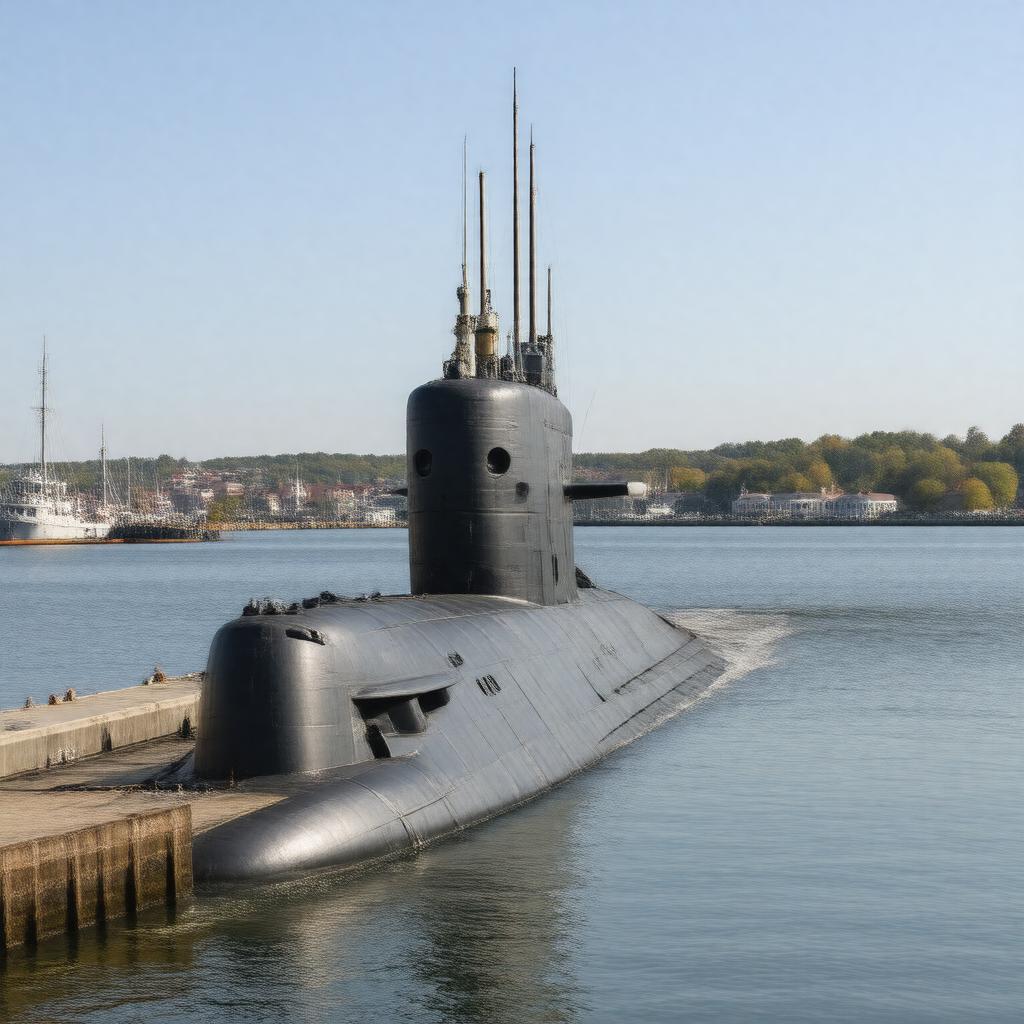 AI-created image of USS Lionfish (SS-298)