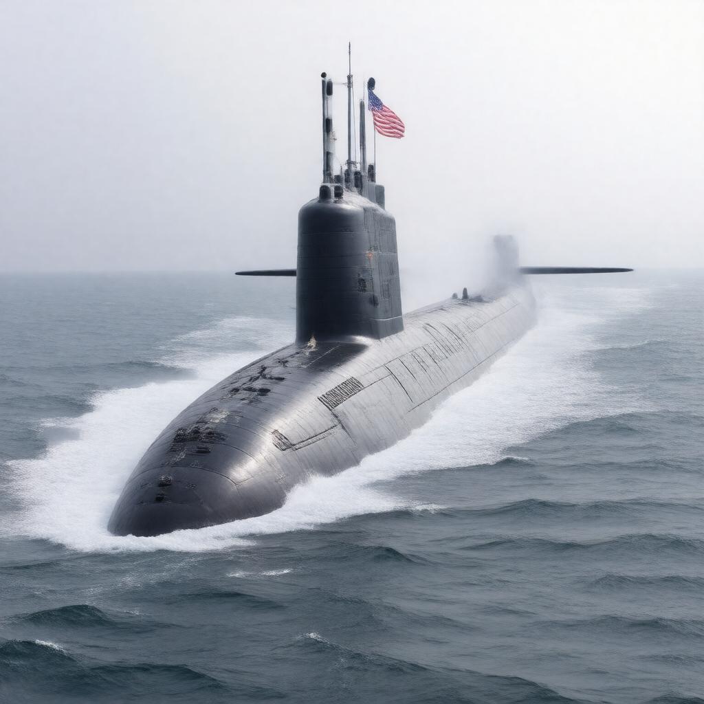 AI-created image of USS Nautilus