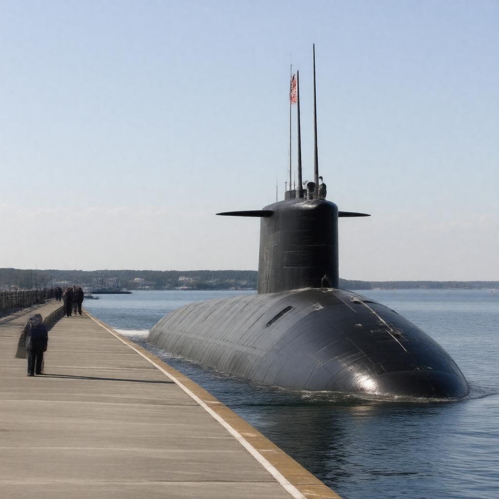 AI-created image of USS Nautilus (SSN-571)