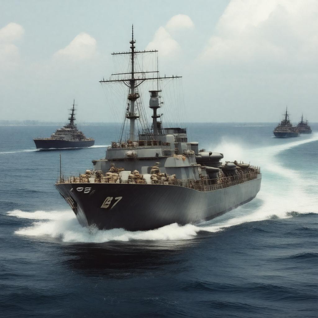 AI-created image of USS Philip H. Sheridan