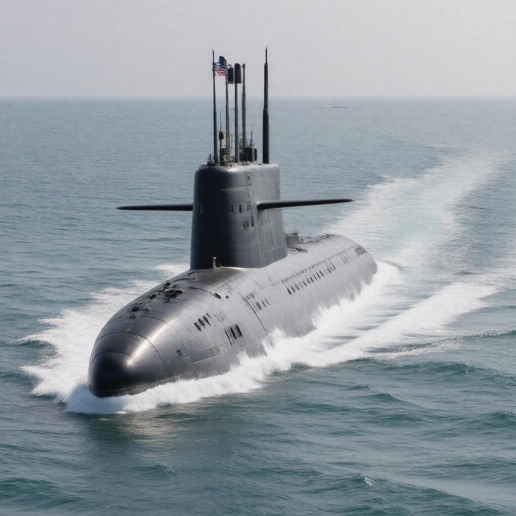 AI-created image of USS Seawolf (SSN-575)