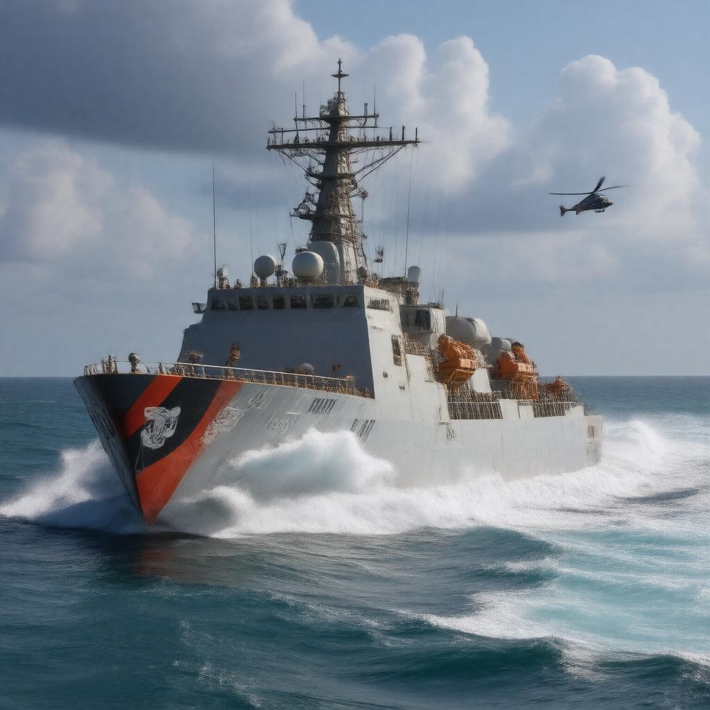 AI-created image of US Coast Guard