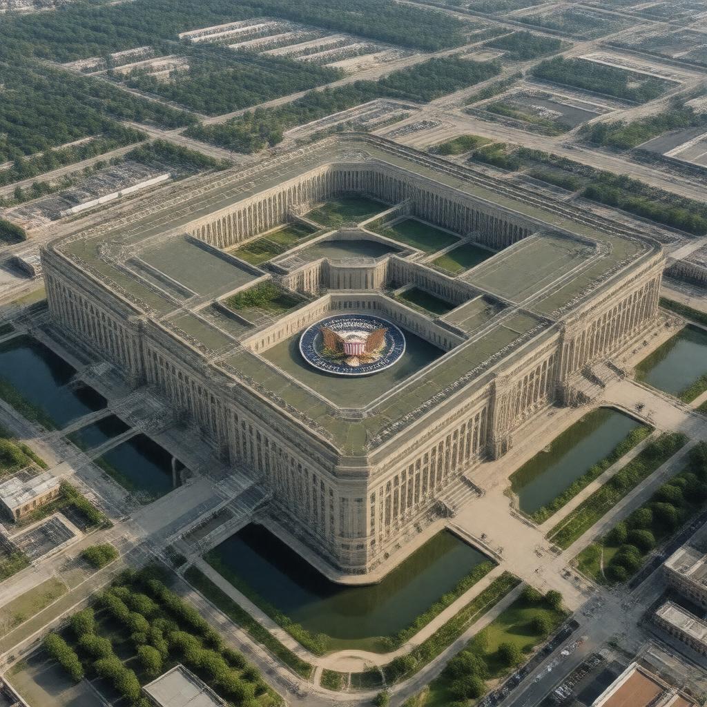 AI-created image of US Department of Defense