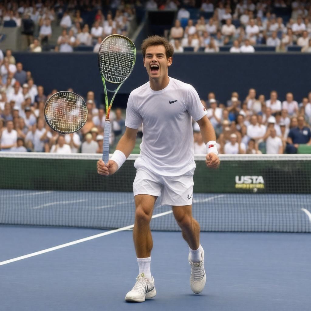 AI-created image of US Open Boys' Singles 2004
