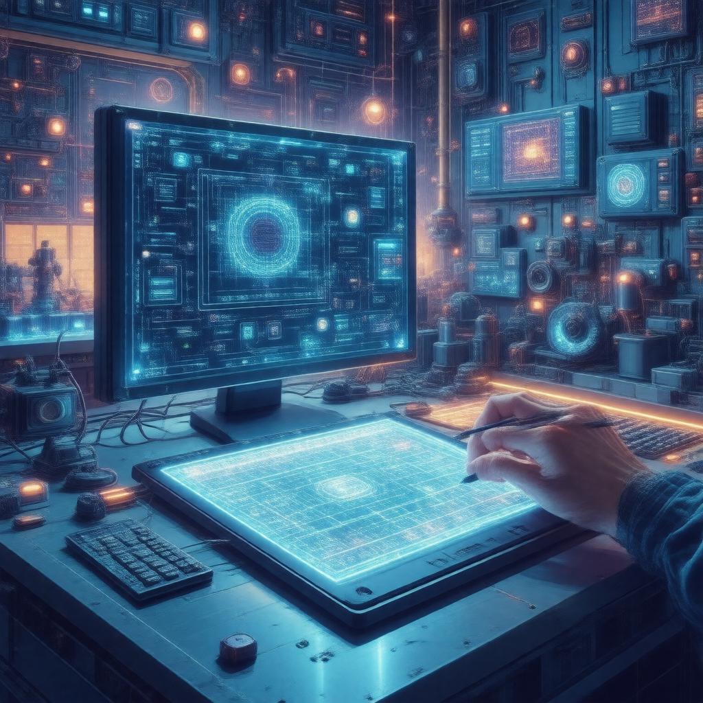 AI-created image of US Patent 5,410,713