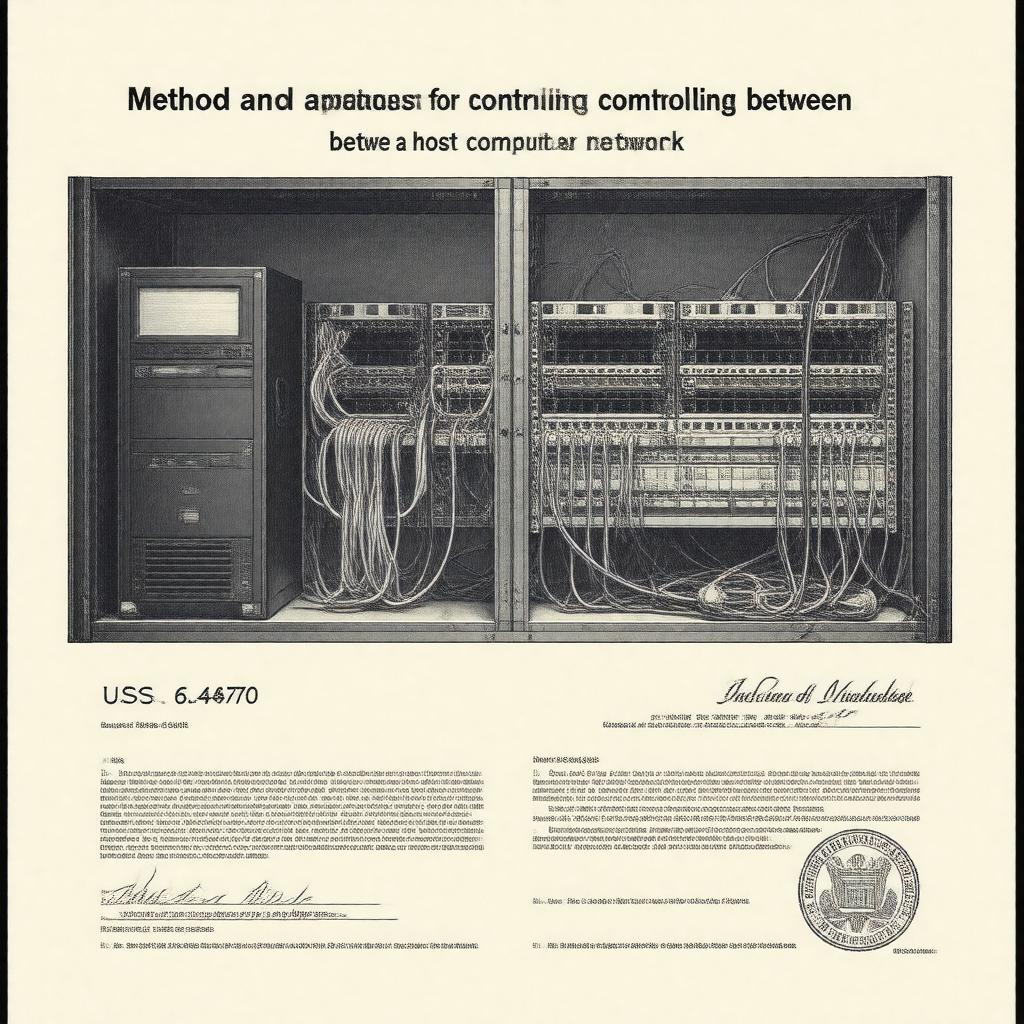 AI-created image of US Patent 5,684,870