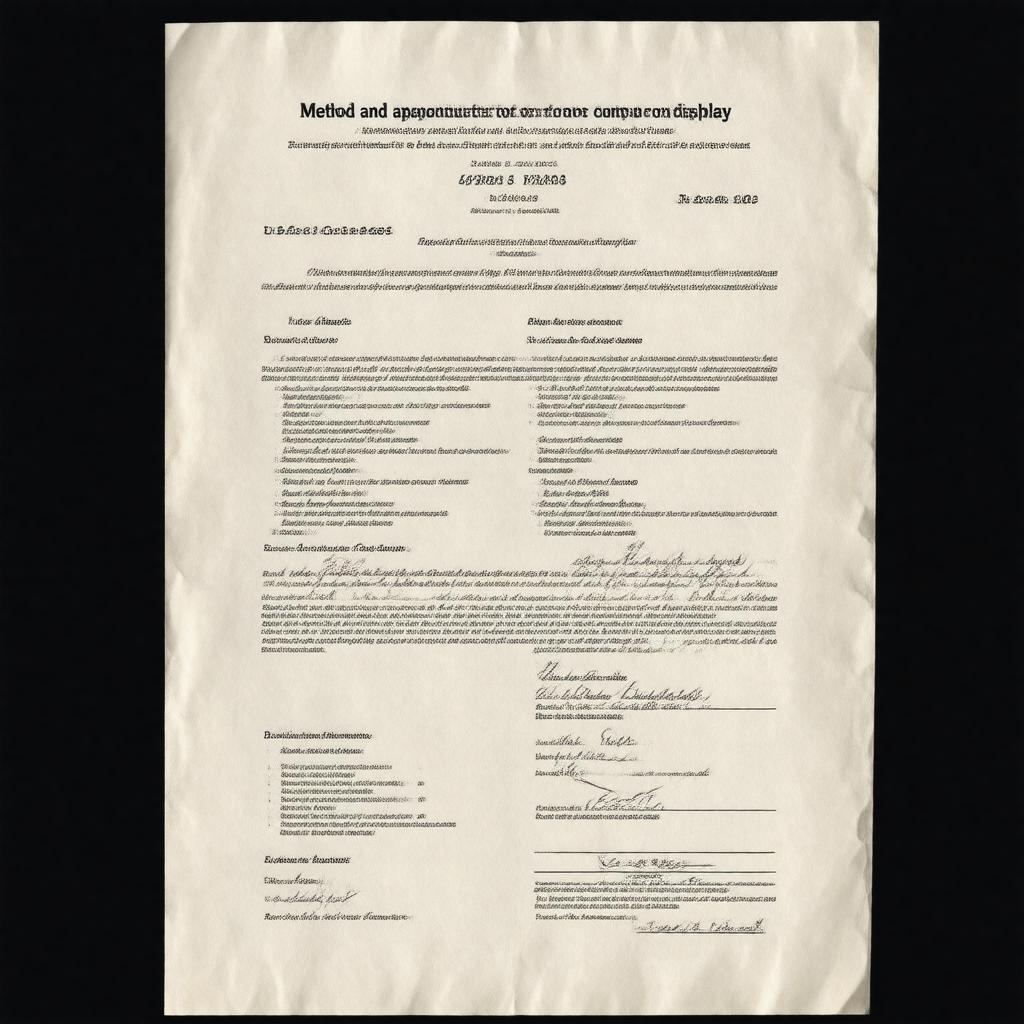 AI-created image of US Patent 5,764,603
