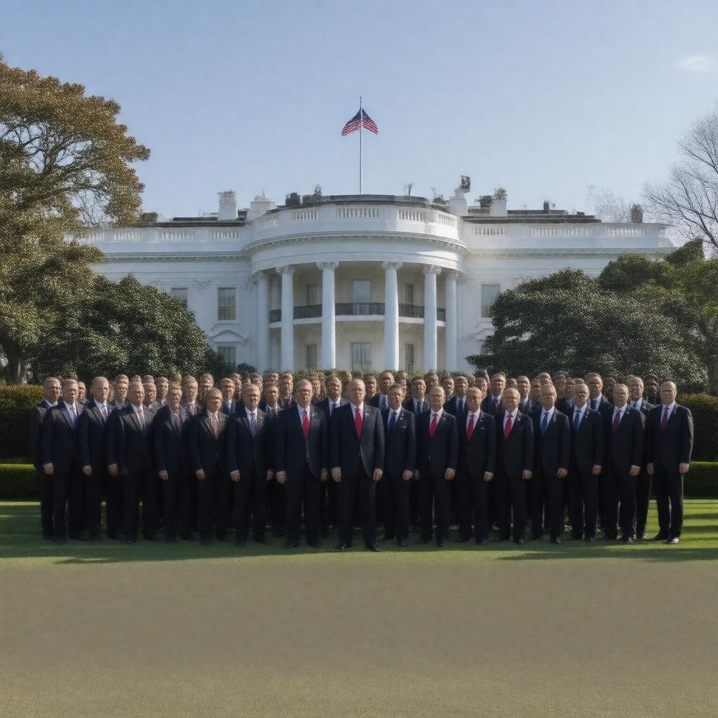 AI-created image of US Presidents