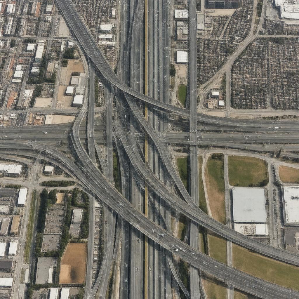 AI-created image of US Route 63, Columbia, Missouri