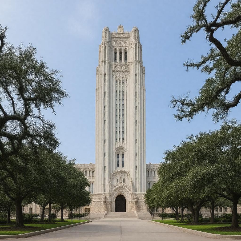 AI-created image of UT Tower