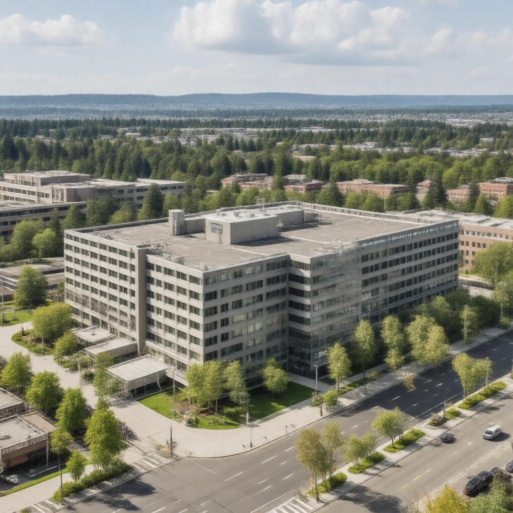 AI-created image of UW Medical Center