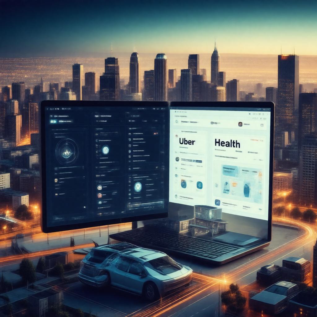 Click to view larger image AI-created image of Uber Health