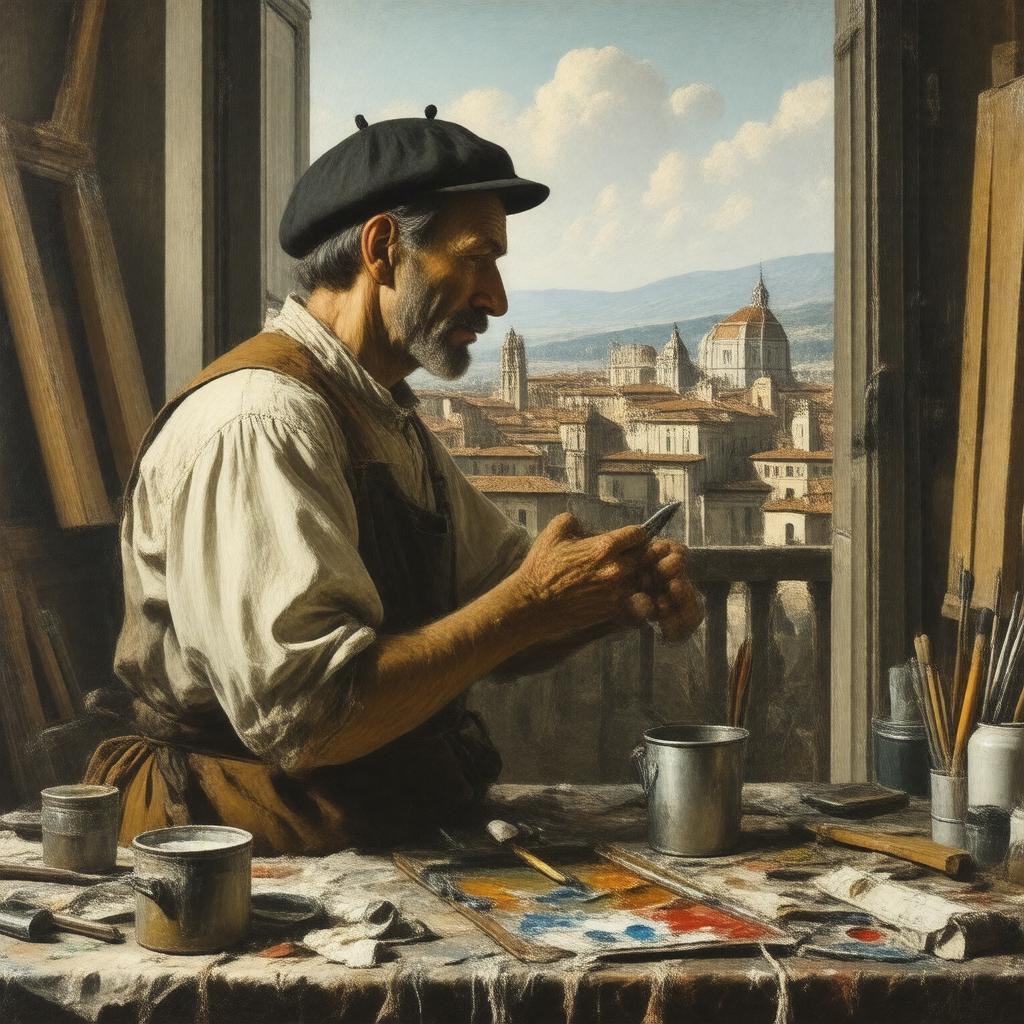 AI-created image of Uccello