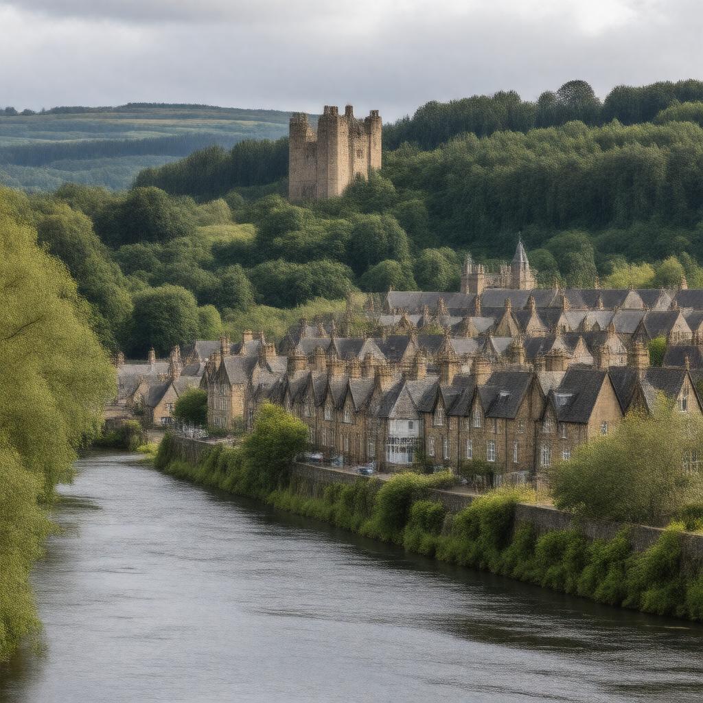 AI-created image of Uddingston, Scotland